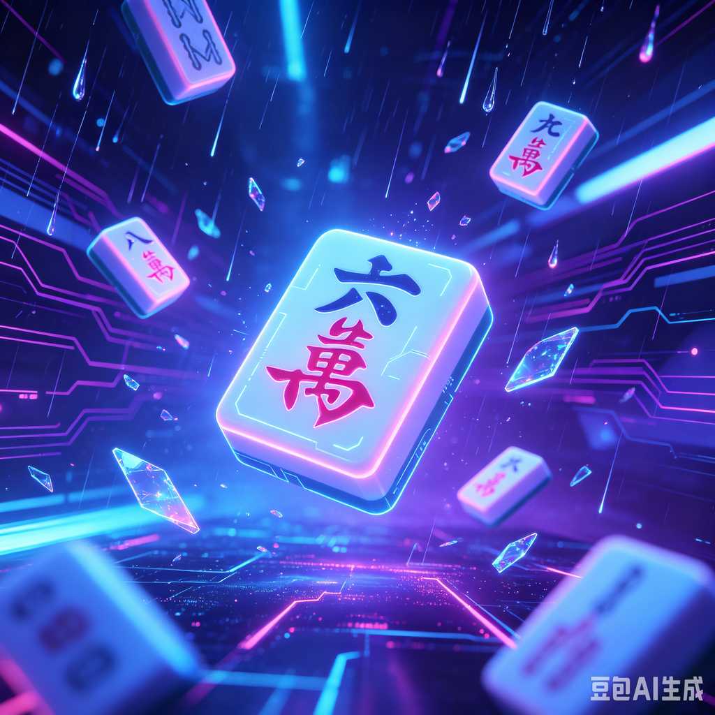 stylish text mahjong set